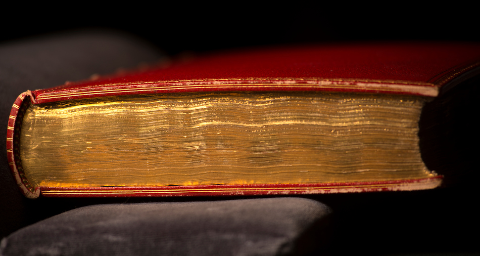 This book is part of the antiquarian collection of the Shields Library's Special Collections. (Gregory Urquiaga/UC Davis)