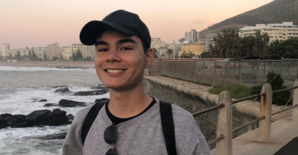Matthew Dea at sunset in Cape Town.