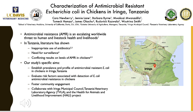Slide from the virtual poster session