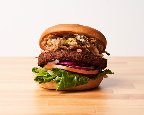 Burger The Chopper, a jackfruit burger