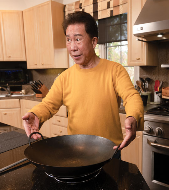 Martin-Yan-and-wok Martin Yan and his first wok