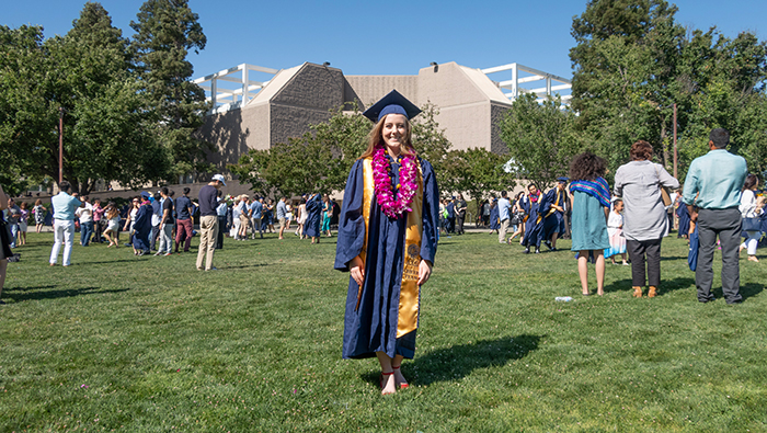 Megan-Bull_2018-700x395 Megan Bull at her UC Davis graduation in 2018