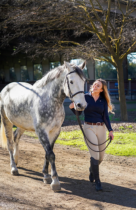 hauschildt-lainey-web Lainey Hauschildt with her horse, Rio