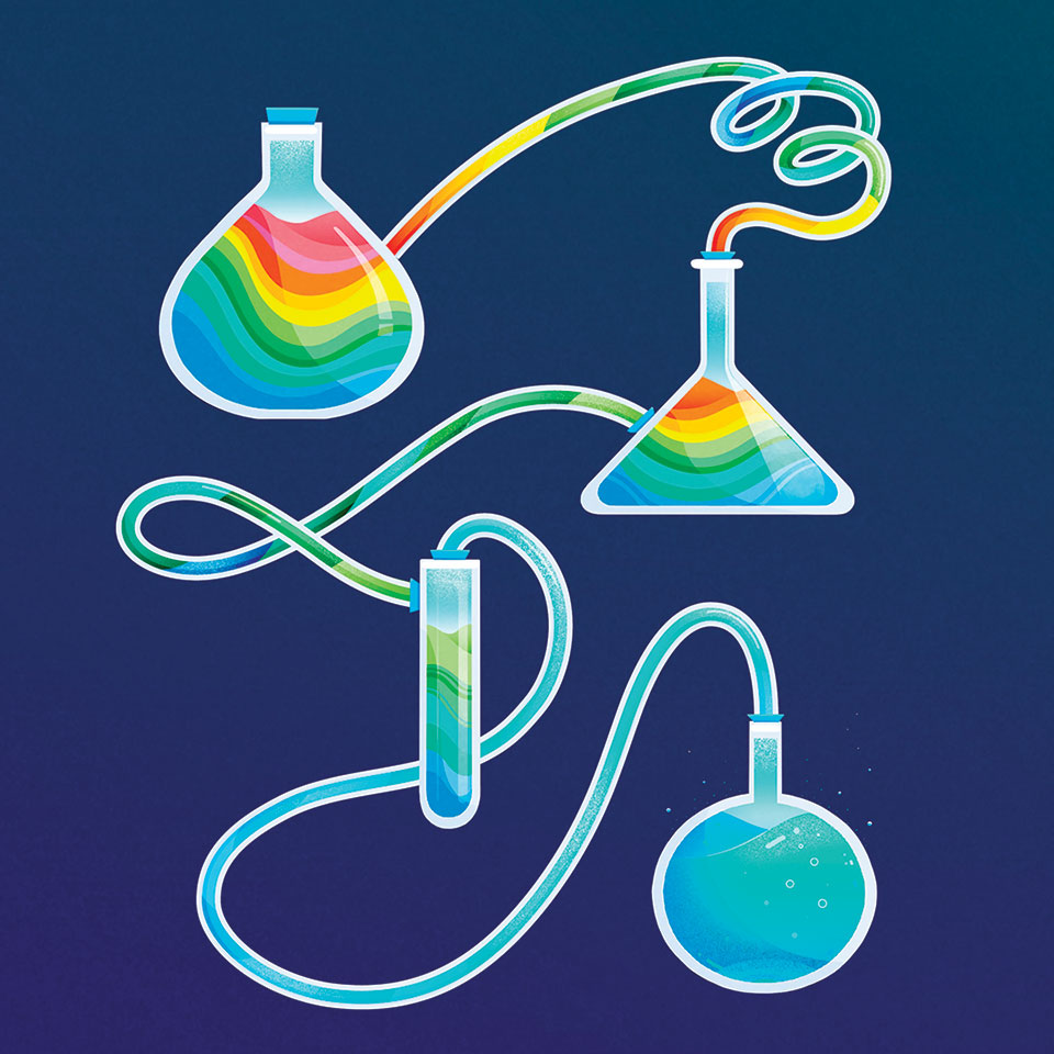psychedelics-olembics Illustration of alembic system