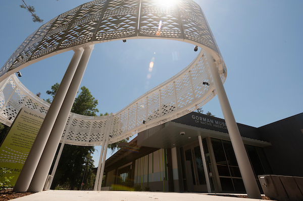 Outside of Gorman Museum, UC Davis