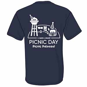 Shirt with Picnic Day logo