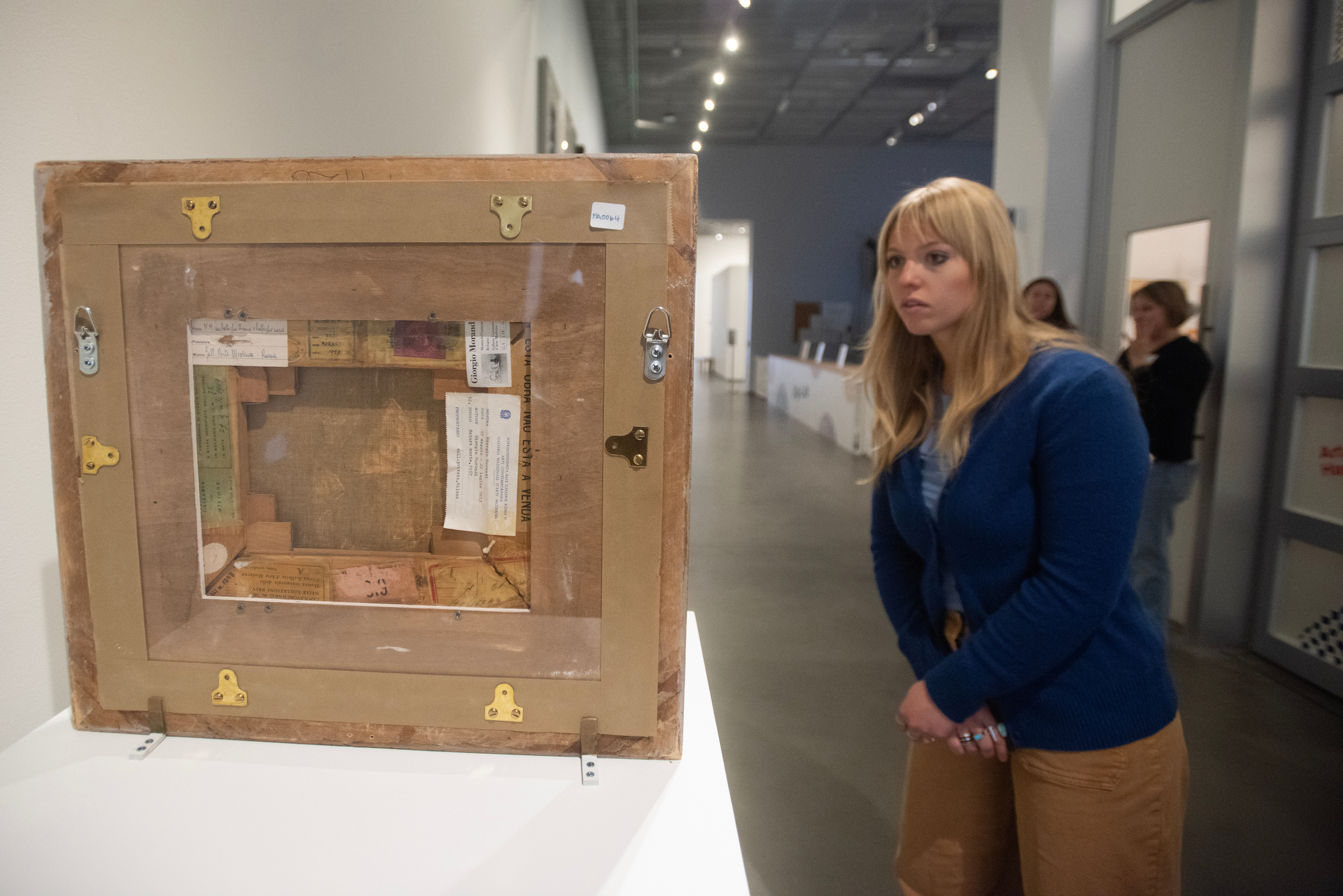 Student illustrates the backstory of an artwork.