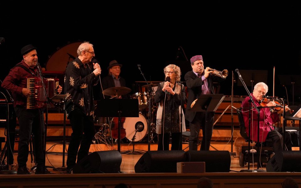 Band playing on stage