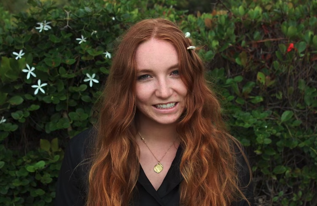 Fiona Rose Beyerle smiles at UC Davis.