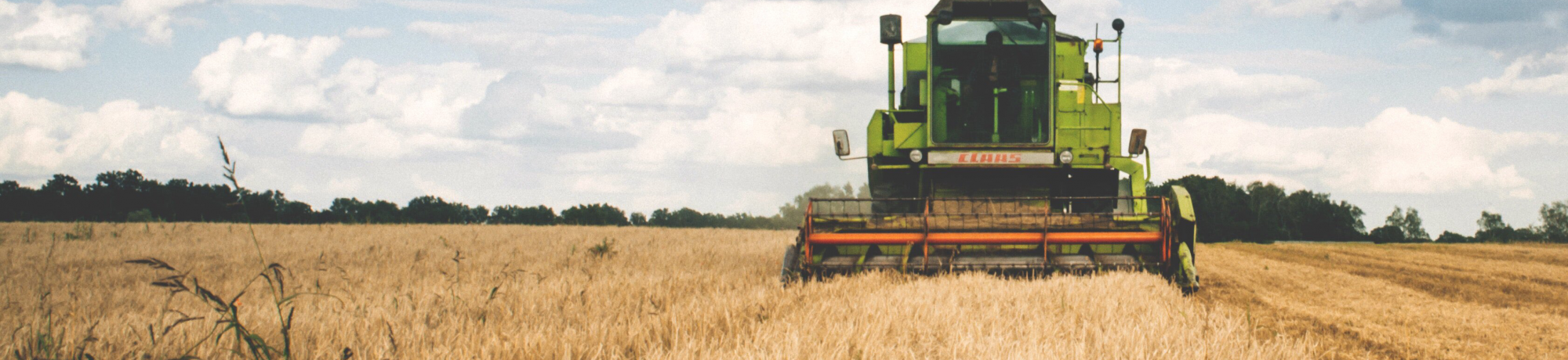tractor in field