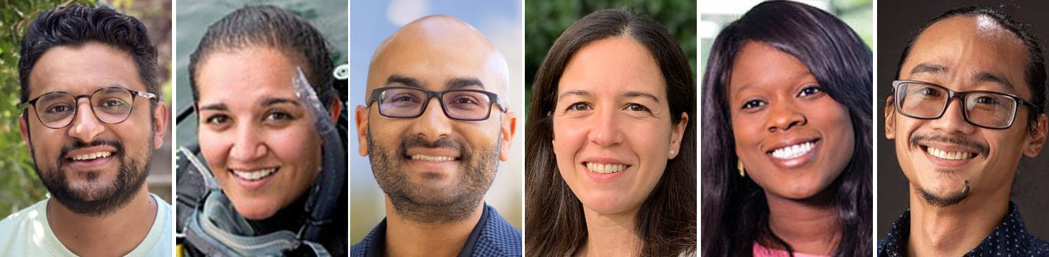 UC Davis faculty, 6 headshots