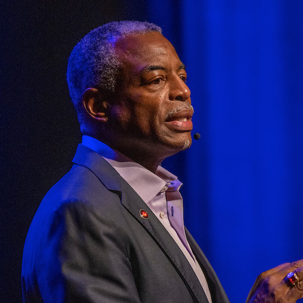 Levar Burton speaks at the Mondavi Center for the Arts