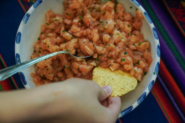 Salmon tartare