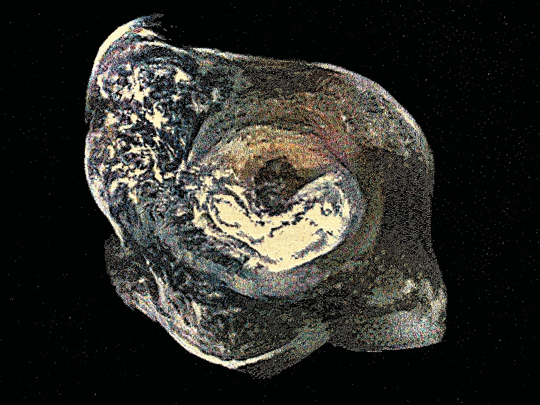 Image of earth, composite for "Breathe" exhibition