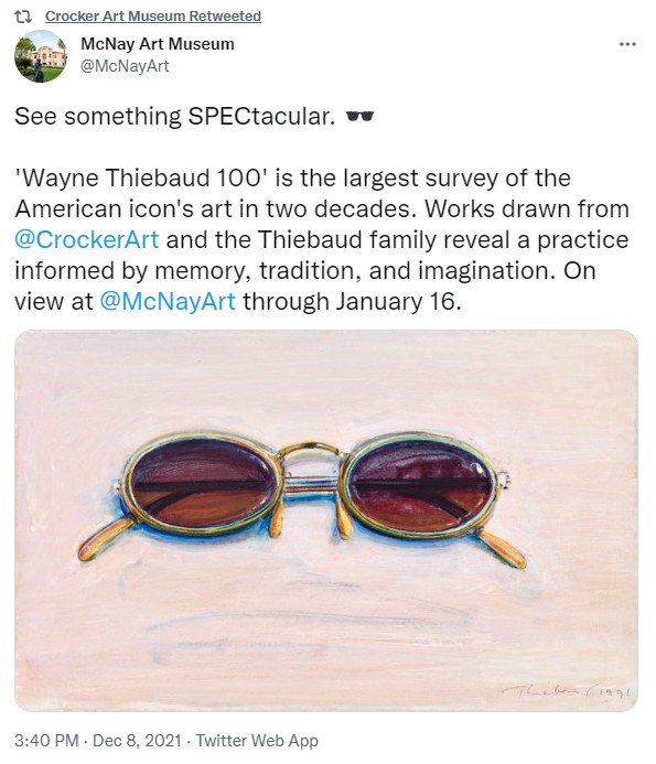 painting of sunglasses