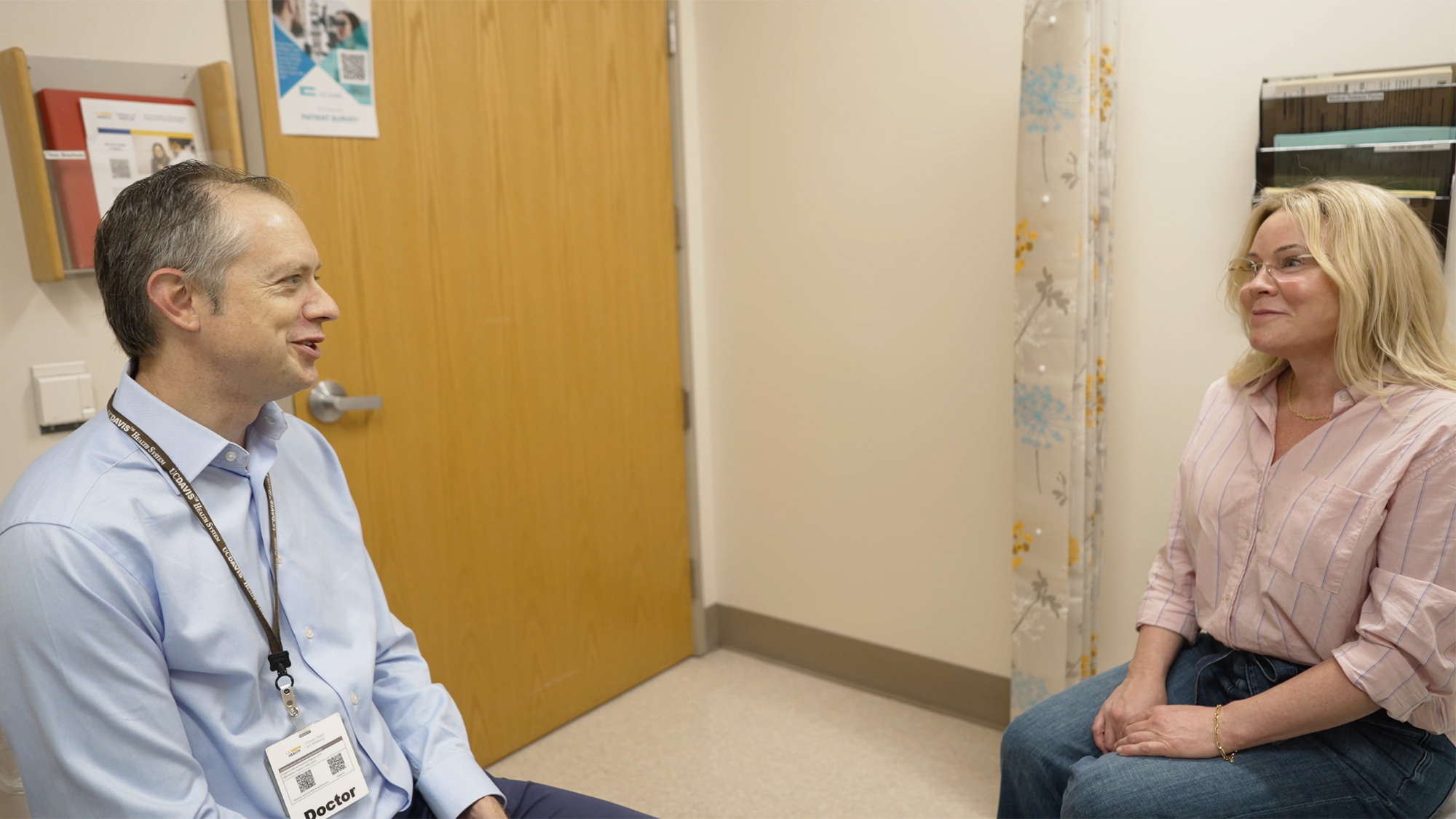 Doctor meets with patient