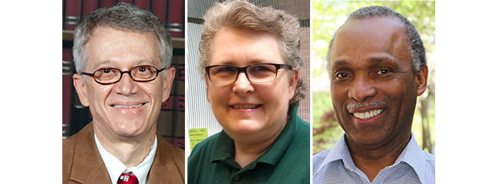 Walter Leal headshot, UC Davis faculty, with Melody Keena and Alvin Simmons