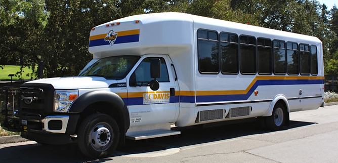 UC Davis shuttle bus