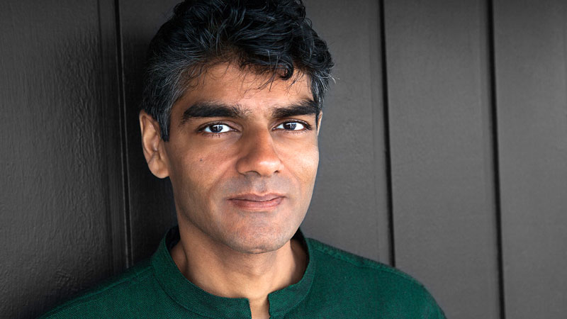 Raj Patel environmental portrait.