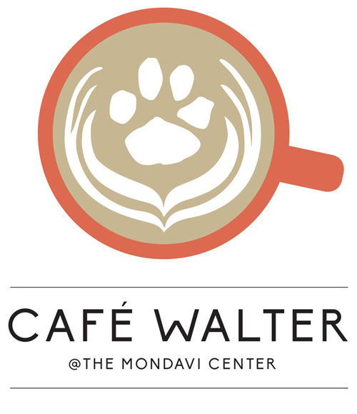 Drawing of espresso drink with paw design in broth