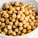 Chickpeas in a bowl