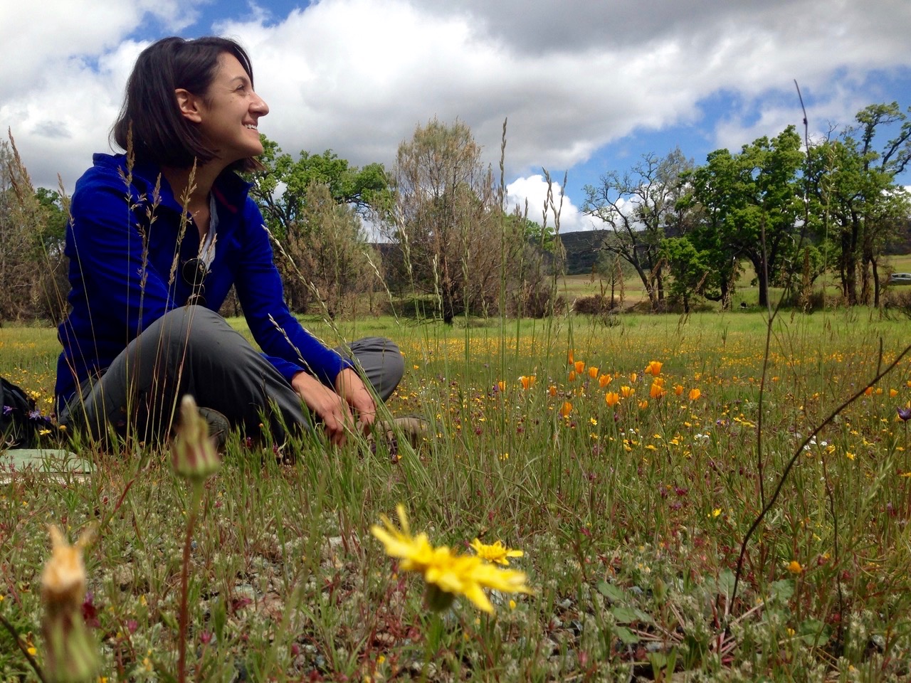 woman scientist in field