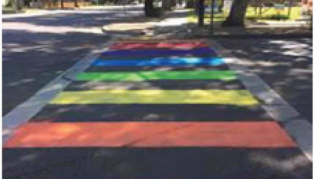 Davis Pride Crosswalk