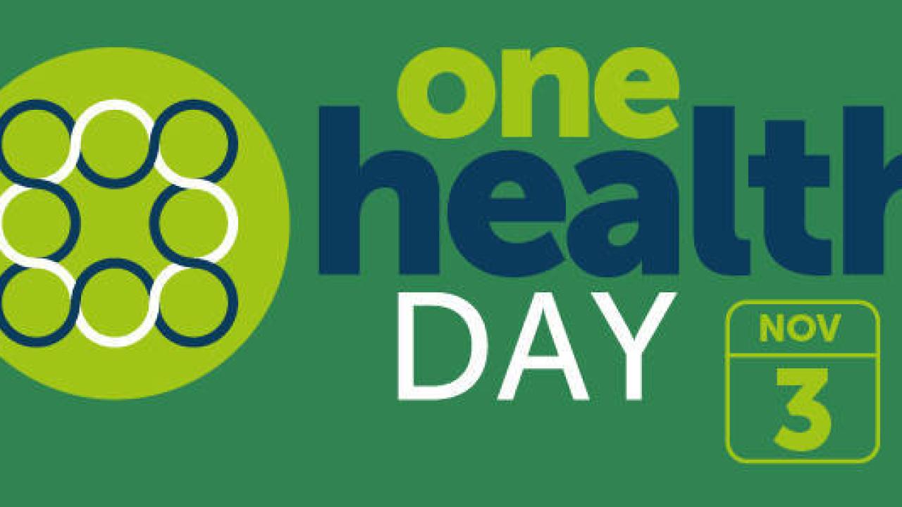 One Health Day Nov. 3 banner