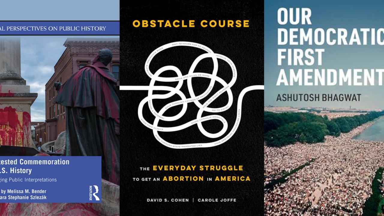 Three book covers