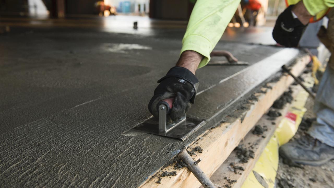 applying cement