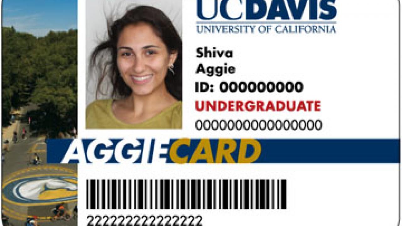 Photo: Student AggieCard (front)
