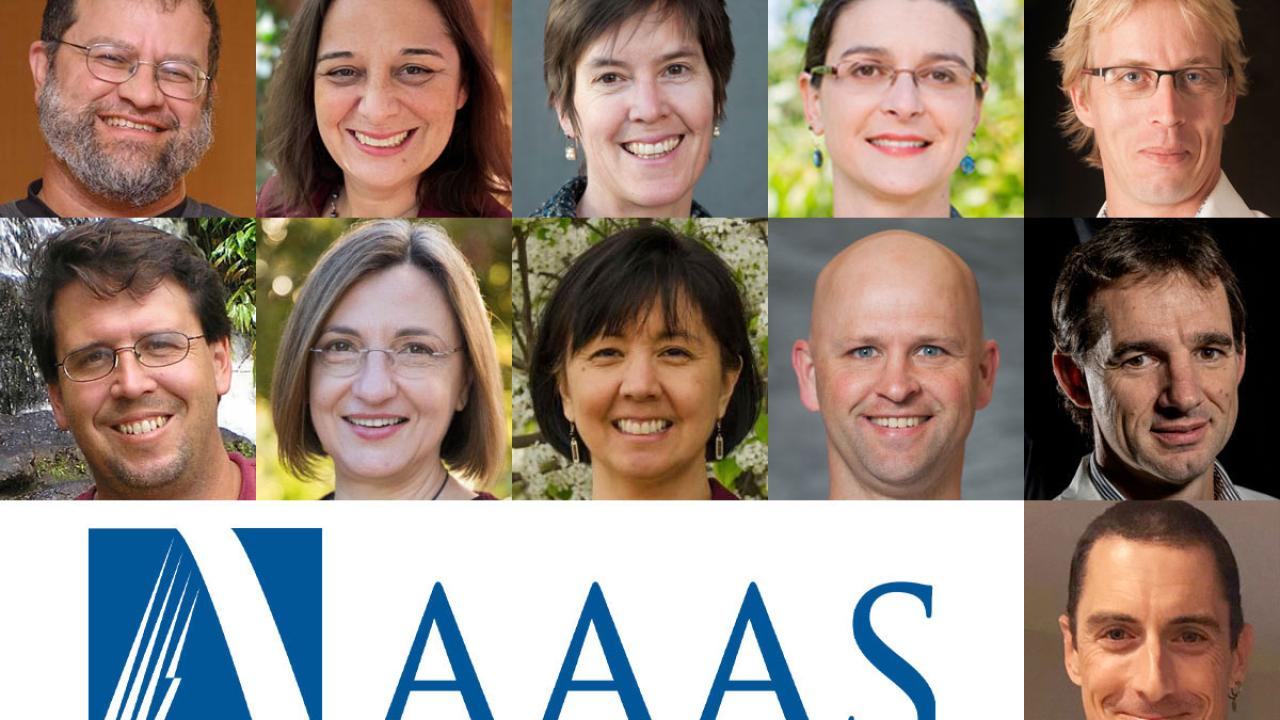 11 headshots plus AAAS logo