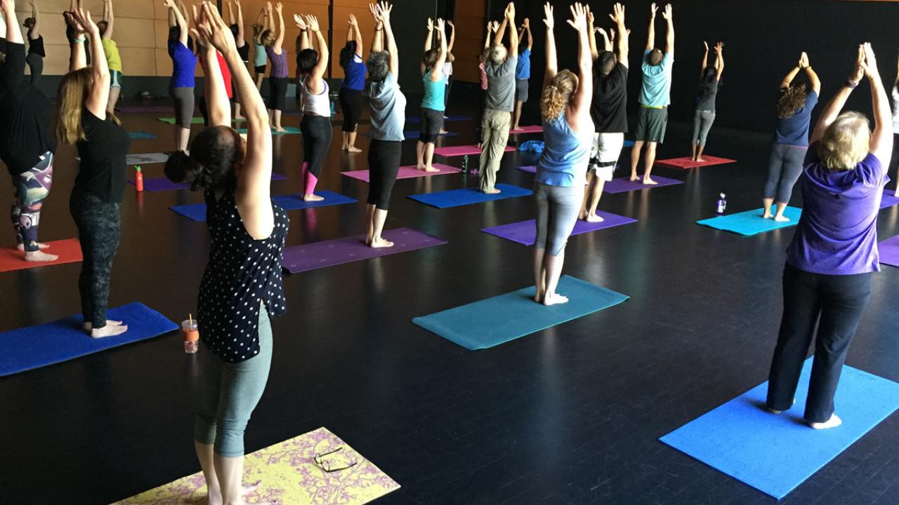 Yoga class