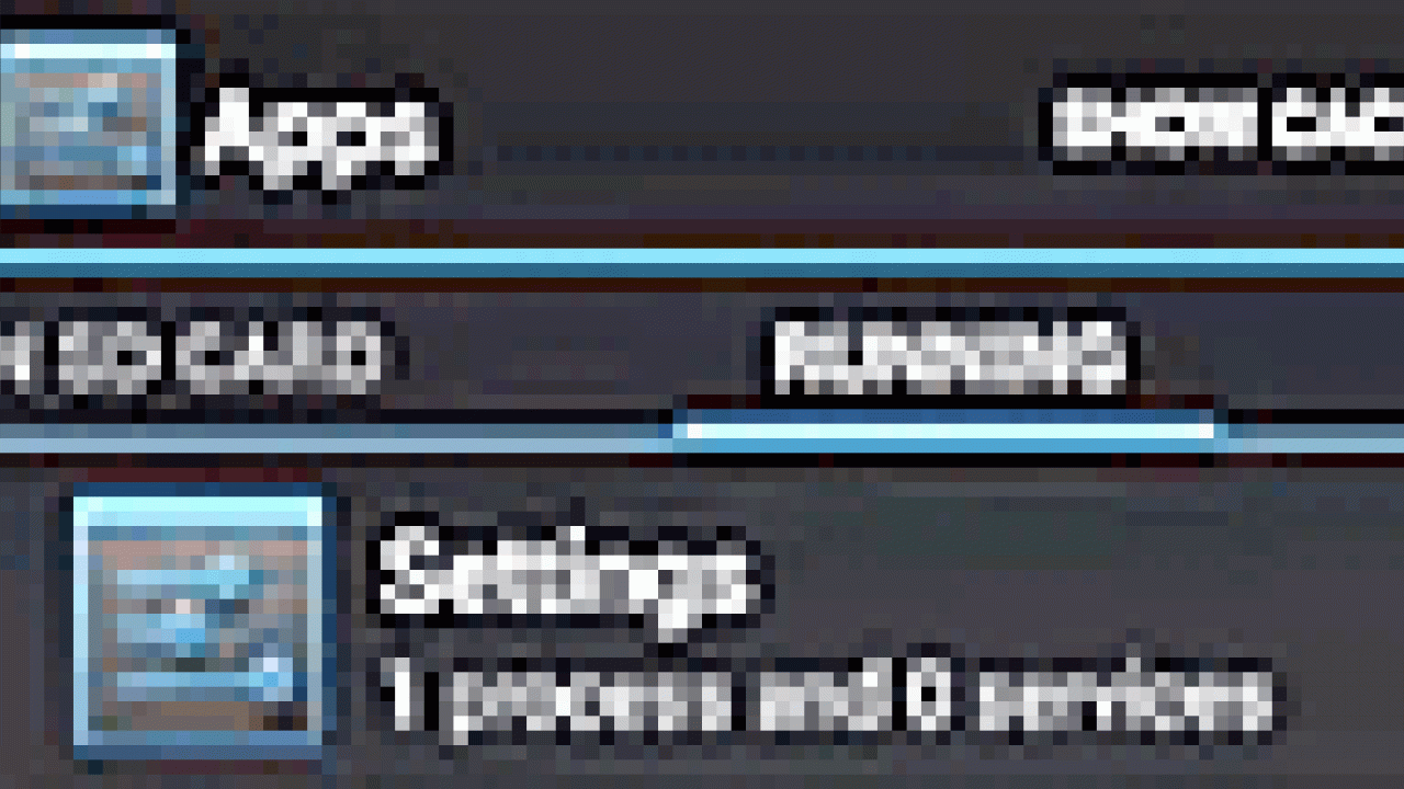Detail from Android apps screen