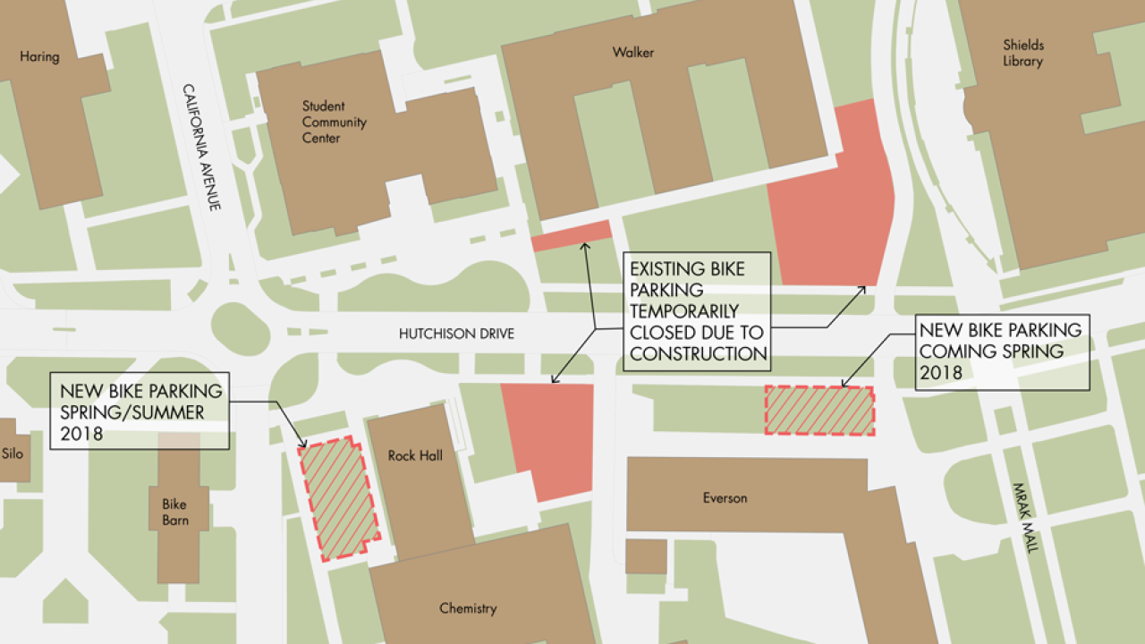 Bike parking map