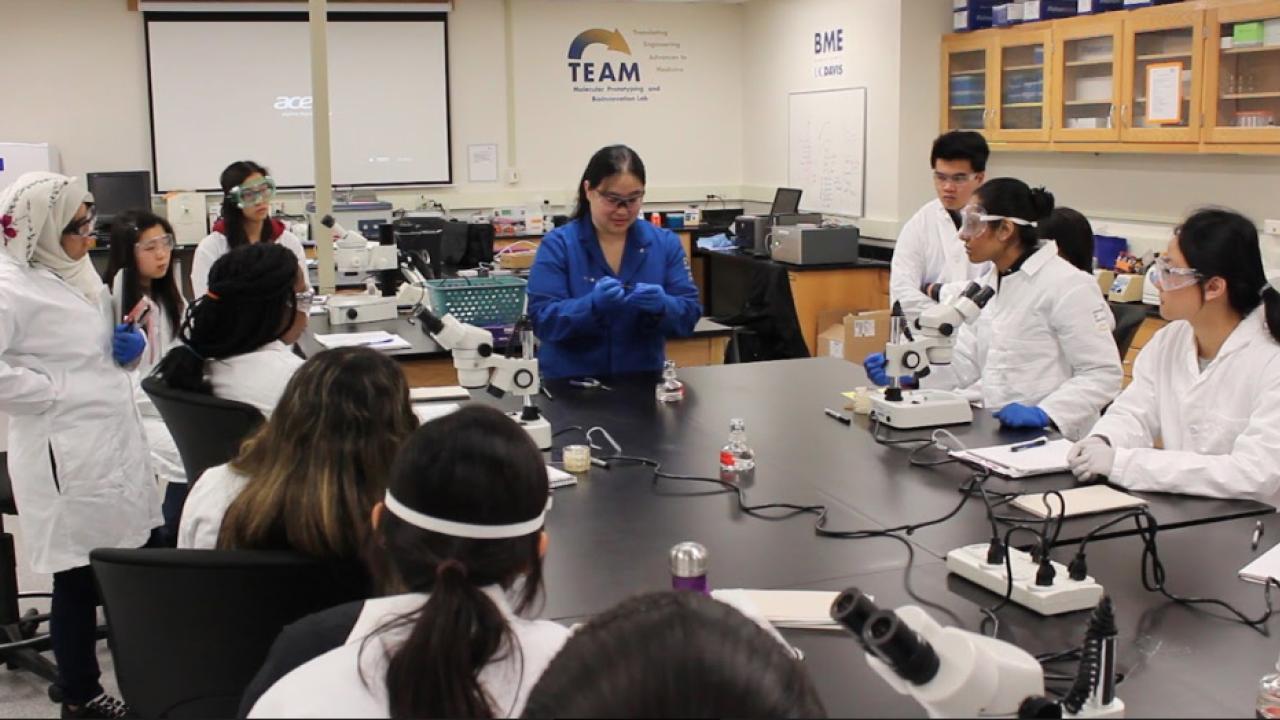 Class in the Biomaker Lab