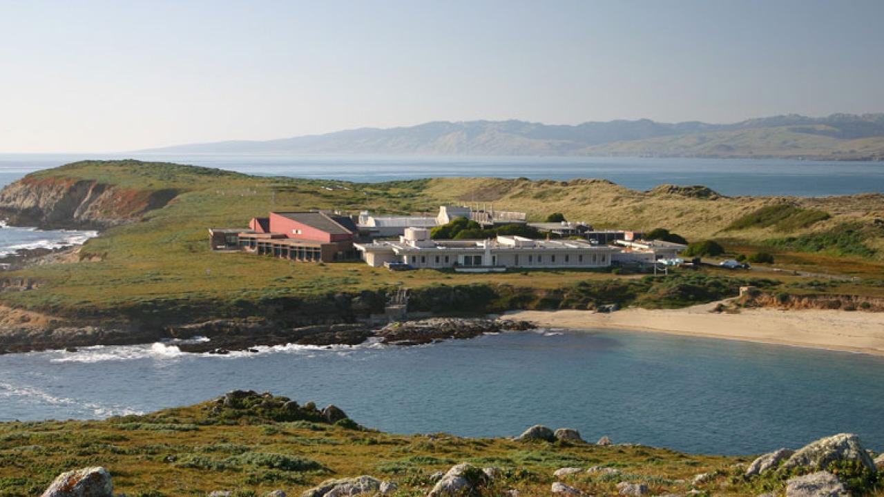 Bodega Marine Laboratory on Bodega Head, overlooking Pacific Ocean.