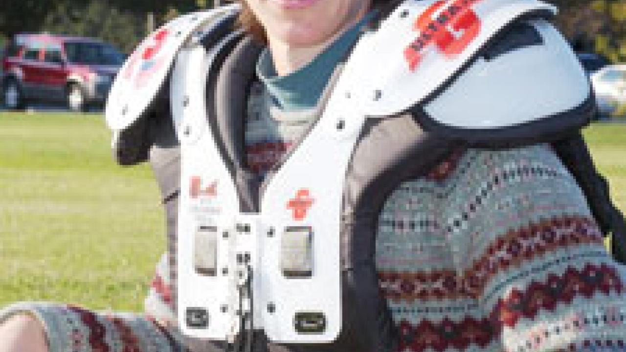 Twice-a-week practices and a dozen or so games a year don&rsquo;t faze Anne Canfield. &ldquo;I&rsquo;m coming back for a third year. I just want to get better,&rdquo; says the staff research associate, who plays full-contact football for the Independent Women&#2013266048;