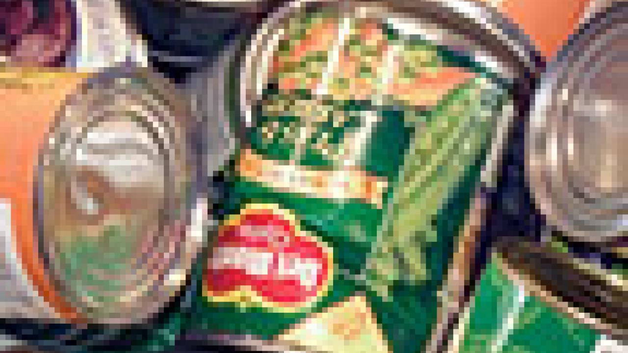 Photo: Cans of food