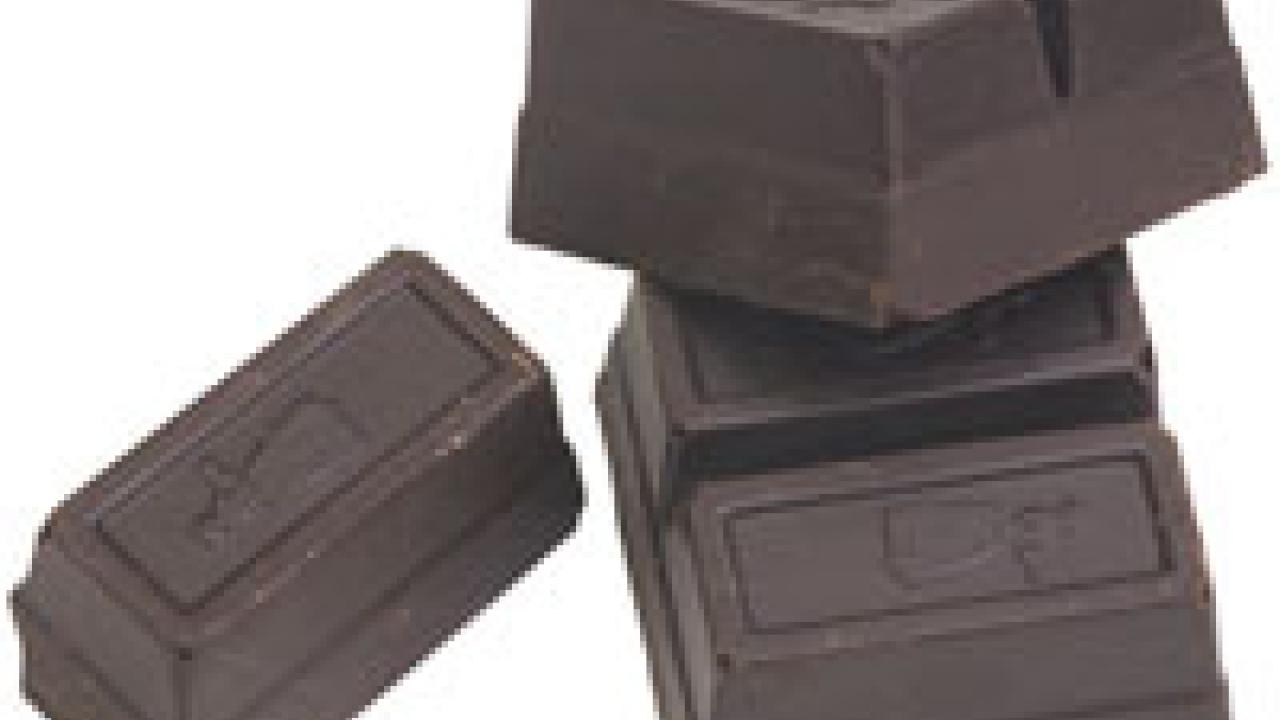 Photo: baking chocolate squares