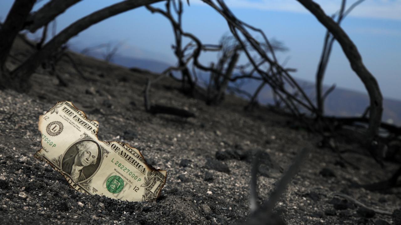 money and fire