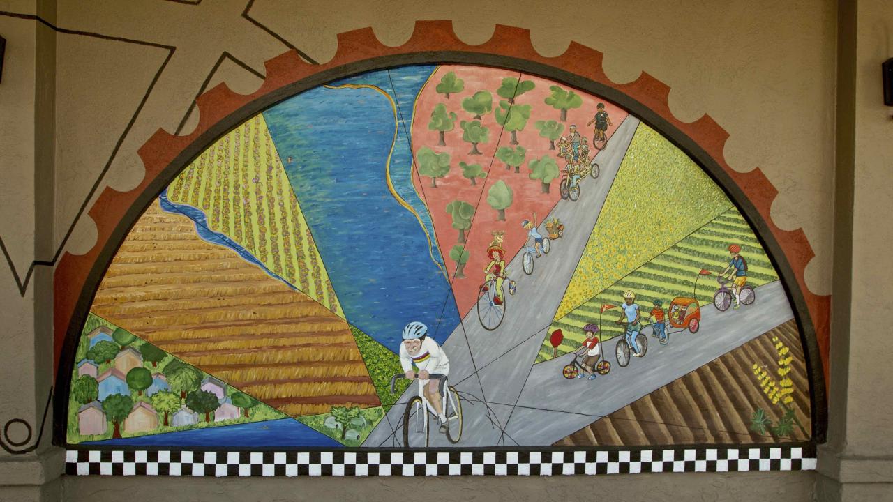 Flying Flatland mural