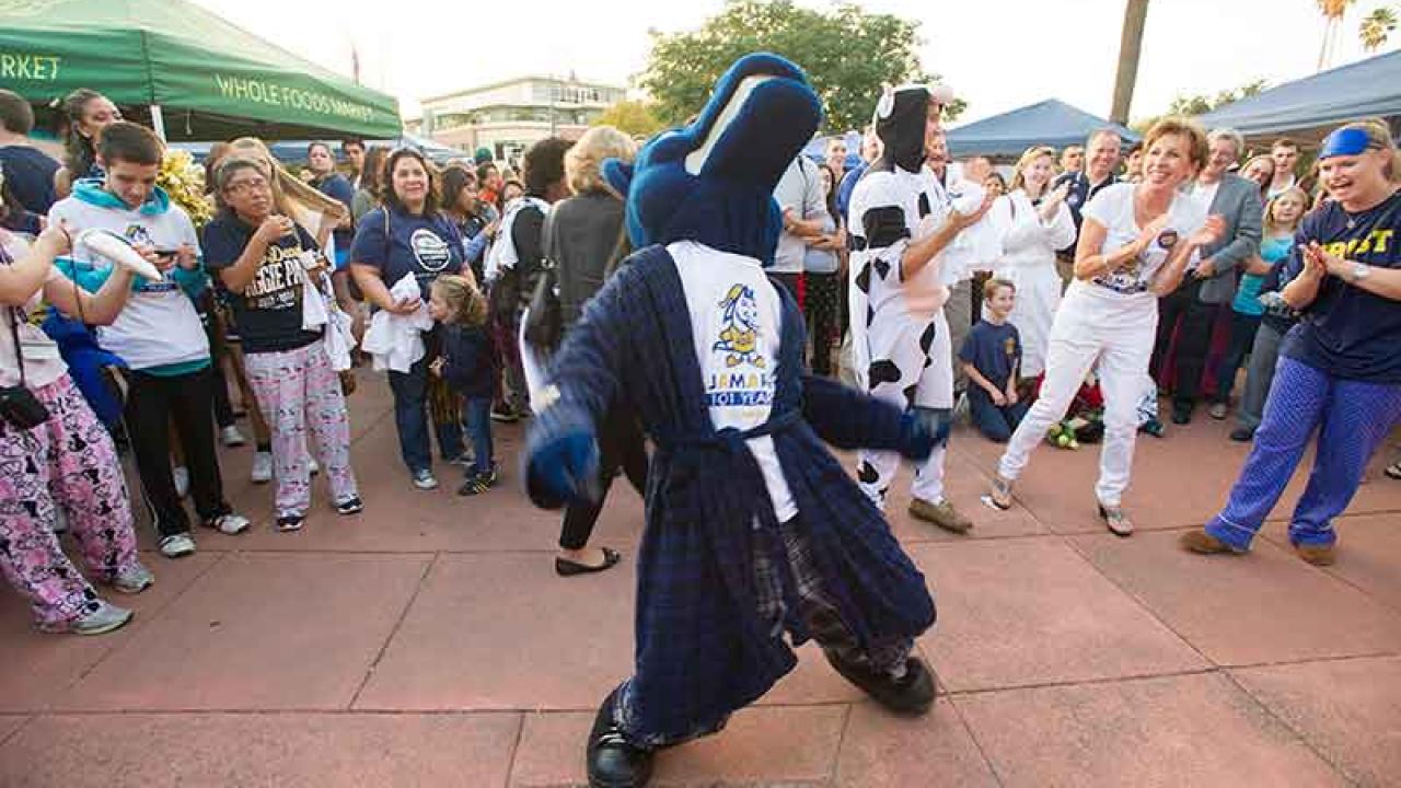Photo: Gunrock dances.