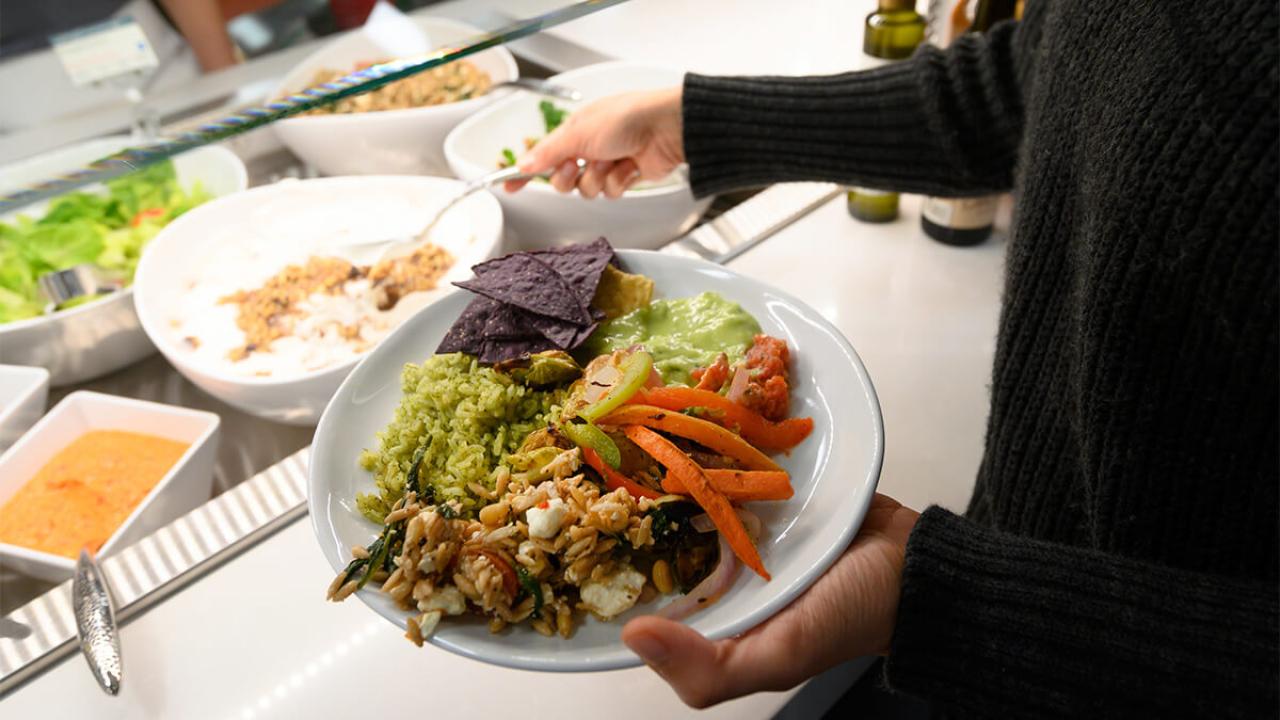 A plate of food at Latitude.