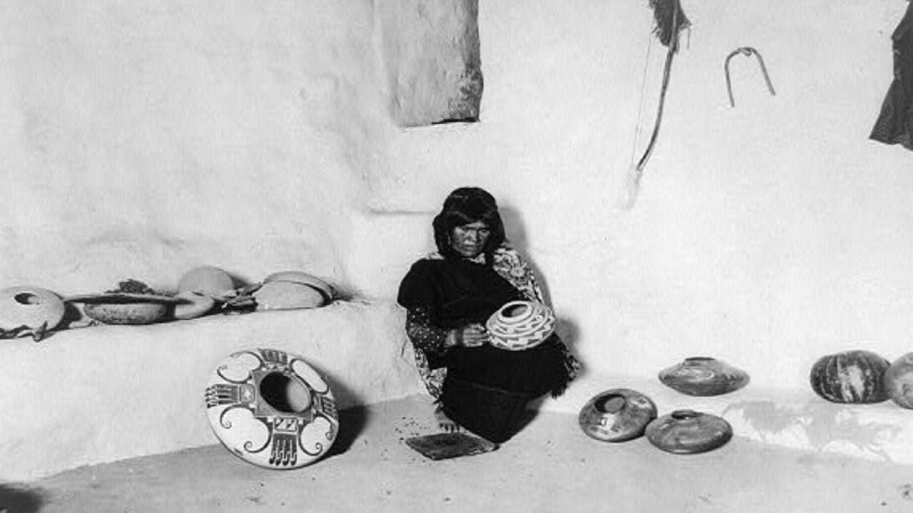 Native potter.