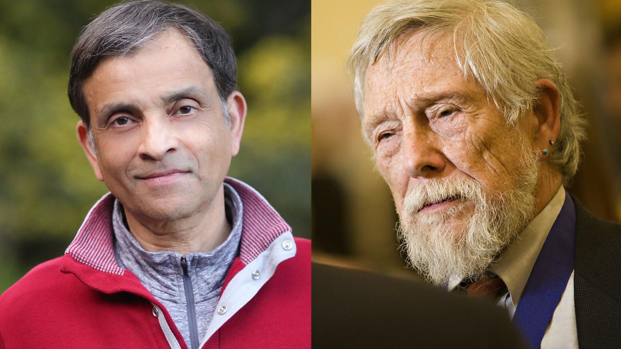 Vivek Ranadiv&eacute; and Gary Snyder