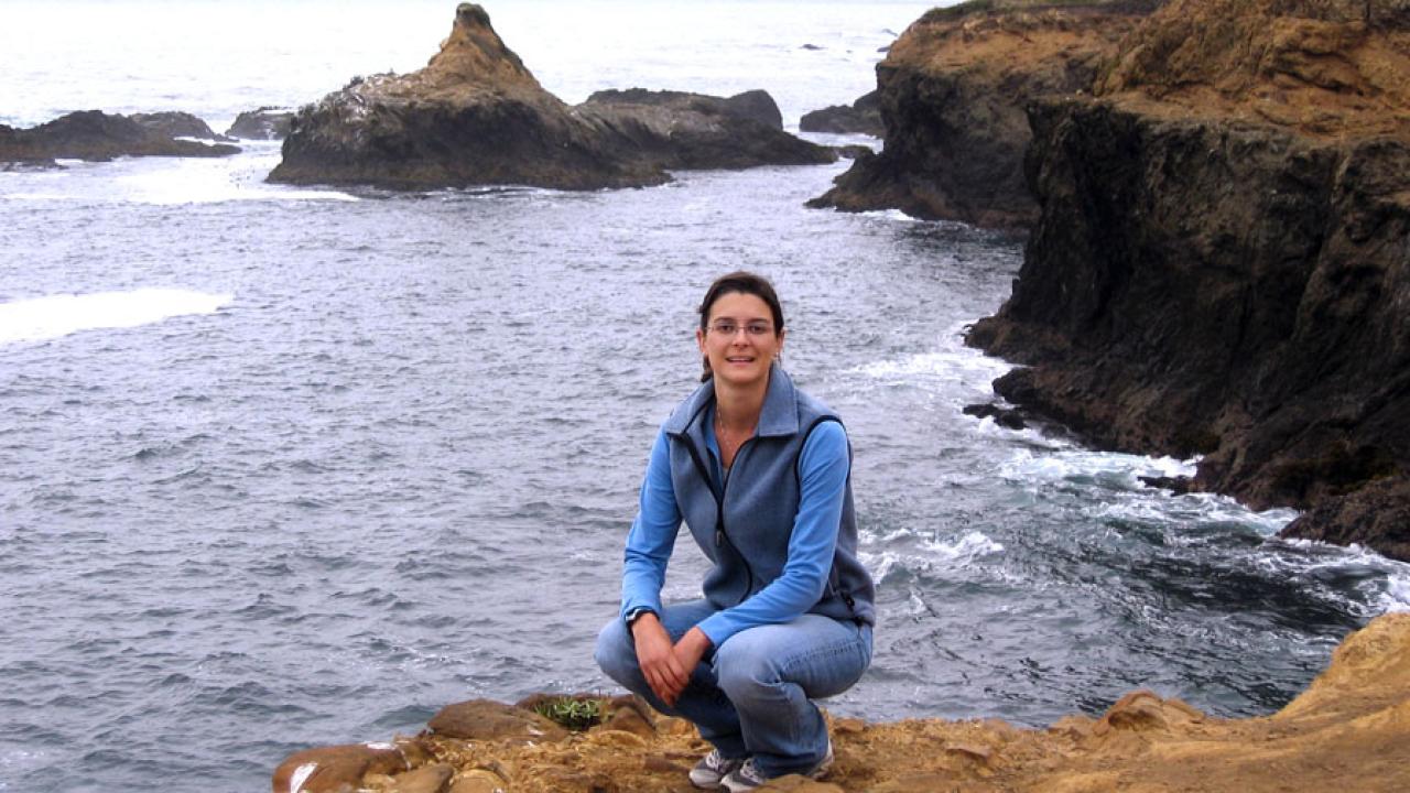 Photo: Tessa Hill at the beach