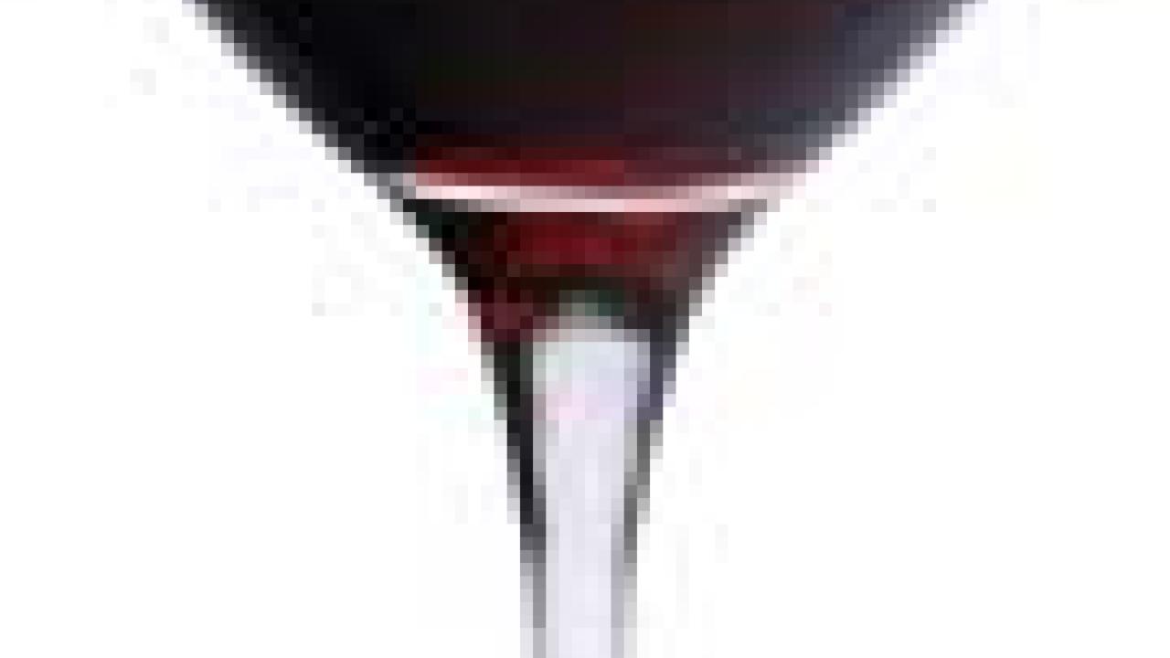 photo: glass of red wine