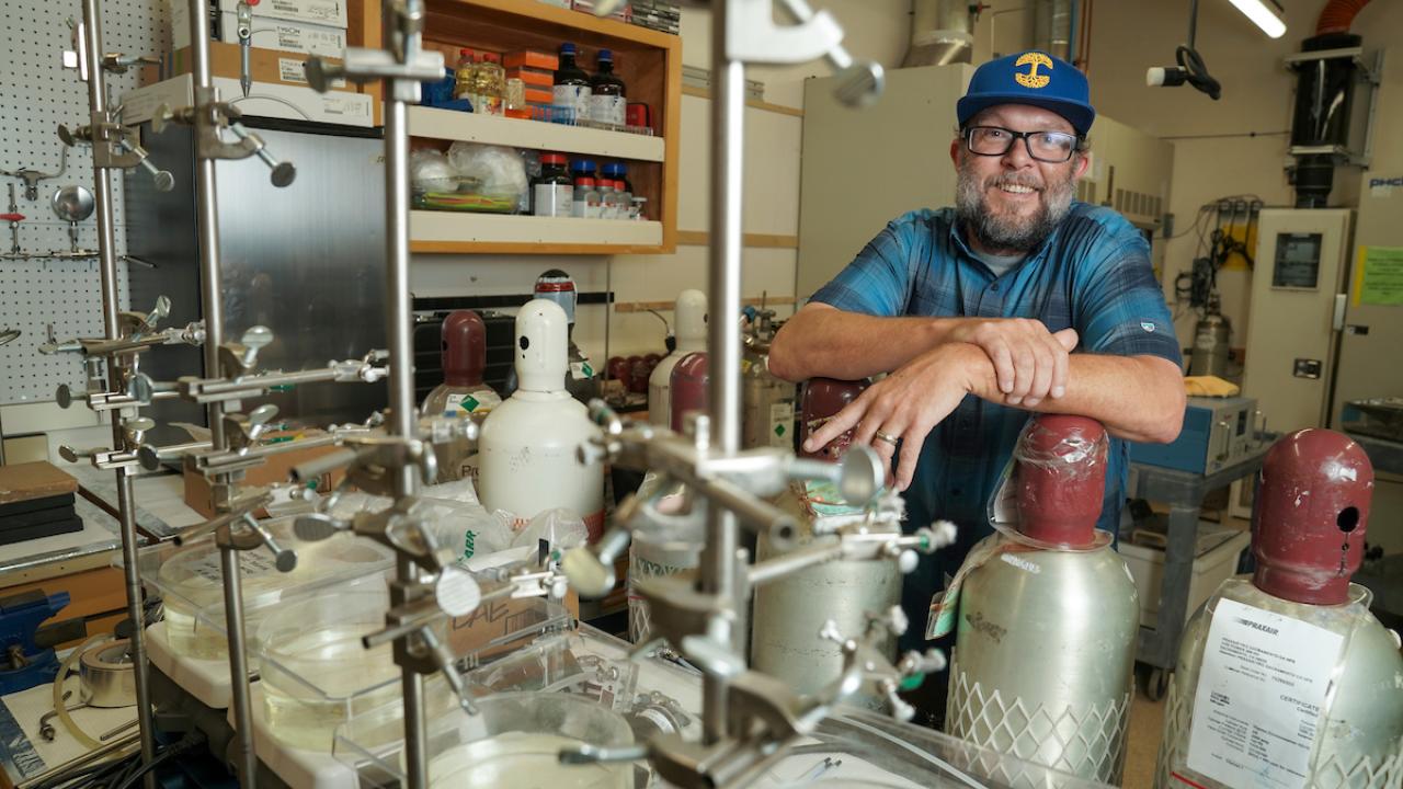 Keith Bein, a professional researcher at the Air Quality Research Center (AQRC) and a research professor at the Center for Health and the Environment 