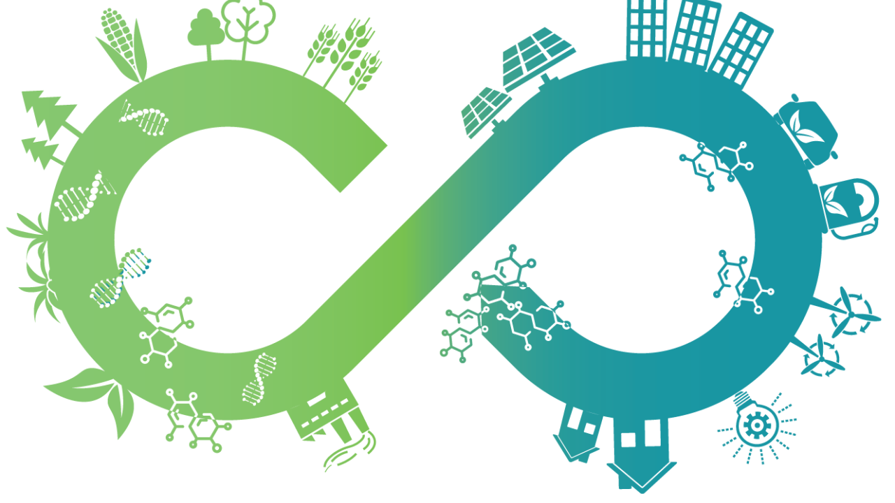 Logo based on infinity symbol